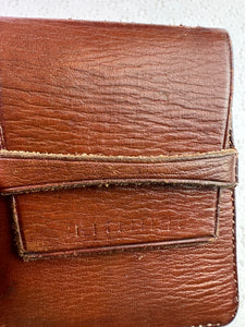 Small Vintage Brown Leather Pouch