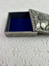 Load image into Gallery viewer, Small Vintage Pewter Trinket Box
