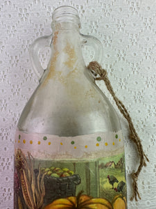 Updated Vintage Bottle with Handles -Fall