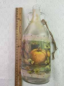 Updated Vintage Bottle with Handles -Fall