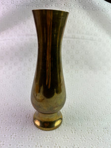 Vintage Solid Brass Vase