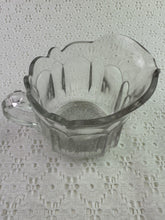 Load image into Gallery viewer, Vintage Pressed Glass Cream &amp; Sugar Set
