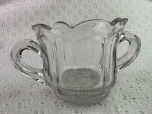 Load image into Gallery viewer, Vintage Pressed Glass Cream &amp; Sugar Set
