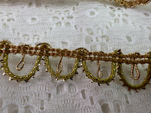 Load image into Gallery viewer, Vintage Metallic Trim 1/4&quot; wide x 4 yards
