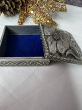 Load image into Gallery viewer, Small Vintage Pewter Trinket Box
