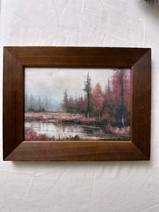 Framed Art Print - Fall Forest Landscape