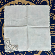 Load image into Gallery viewer, Vintage Linen Handkerchiefs with Intricate Corner Detail - September Live Sale 2026
