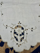 Load image into Gallery viewer, Vintage Oval Tabletop Doily with Embroidered Scalloped Edges- September Live Sale 2026
