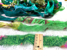 Load image into Gallery viewer, Bohemian Sari Silk Garland  ~Hand Made
