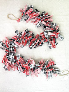 Christmas Garland Banner 54"  ~Hand Made