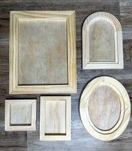 Load image into Gallery viewer, Wood Art Panels /Craft Boards Unfinished Wood Blank - Many Sizes &amp; Shapes
