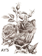 Load image into Gallery viewer, May&#39;s Roses Decor Transfer Set
