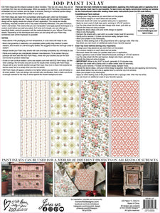 Lattice Rose Paint Inlay