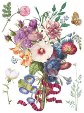 Load image into Gallery viewer, Marche' des Fleurs Rub on Transfer Set by IOD
