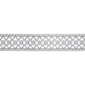 Stamped Metal Lace - 9 feet #190