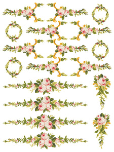 Petite Fleur Pink Paint Inlay