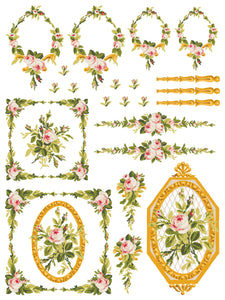 Petite Fleur Pink Paint Inlay