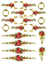 Load image into Gallery viewer, Petite Fleur Red Paint Inlay
