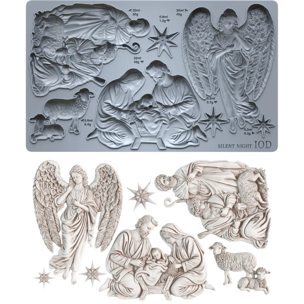 SILVER-ROSE / SILENT-NIGHT デモテープ Silent Night Mould *Limited Holiday Release – Dancing Daisy Designs