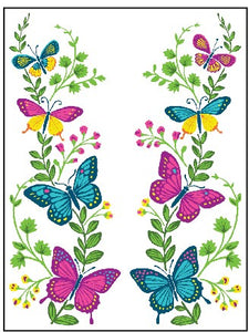 Vida Flora Paint Inlay ~Designed by Debi Beard