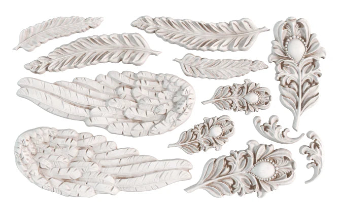 Wings & Feathers Decor Mould