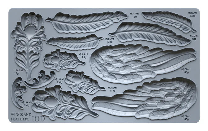 Wings & Feathers Decor Mould ~Discontinued