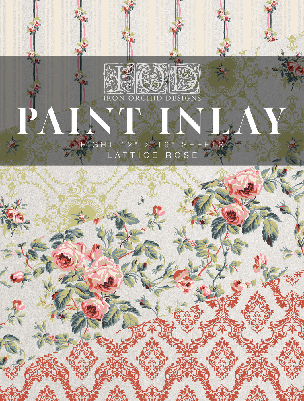 Lattice Rose Paint Inlay