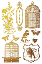 Load image into Gallery viewer, Papillon Metallic Foil Transfer 8x12 by Iron Orchid Designs
