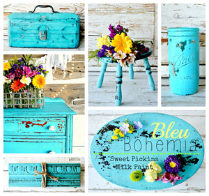 Bleu Bohemia ~Sweet Pickins Milk Paint