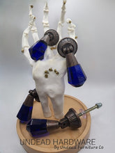 Load image into Gallery viewer, Paranormal ~ Antique Style Cobalt Glass Drop Pulls
