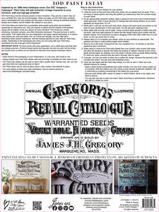 Gregory's Catalogue Paint Inlay