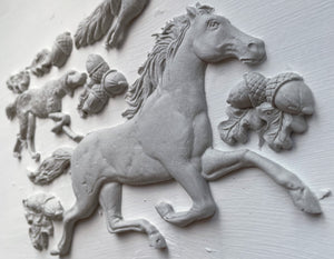 Horse & Hound Decor Mould ~Discontinued