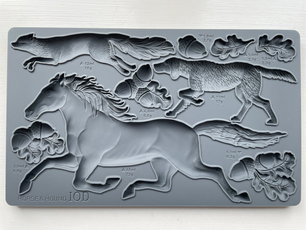 Horse & Hound Decor Mould ~Discontinued