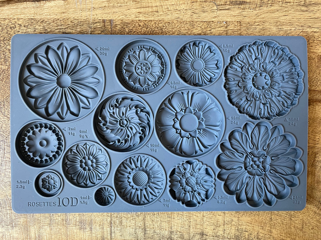 Rosettes Decor Mould