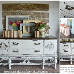 Flour Sack ~Sweet Pickins Milk Paint