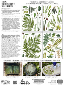 Fronds Botanical Decor Transfer Set