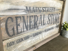 Load image into Gallery viewer, Handmade Rustic Style Sign - Main Street
