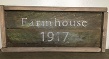 Load image into Gallery viewer, Handmade Rustic Style Sign - Farmhouse 1917
