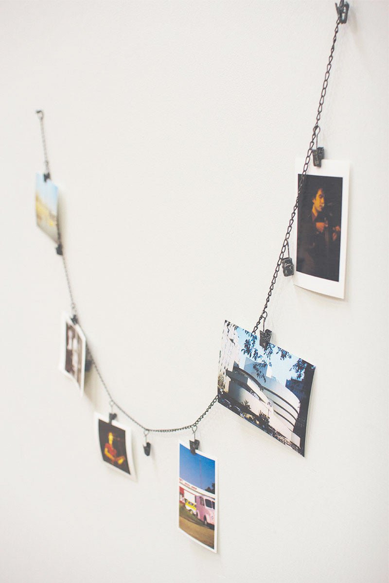 Chain Garland with Metal Clips