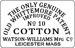 Old Whitmore Cotton Stencil by JRV