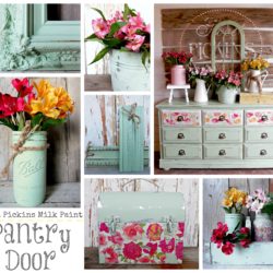 Pantry Door ~Sweet Pickins Milk Paint