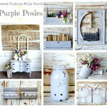 Load image into Gallery viewer, Purple Posies ~Sweet Pickins Milk Paint
