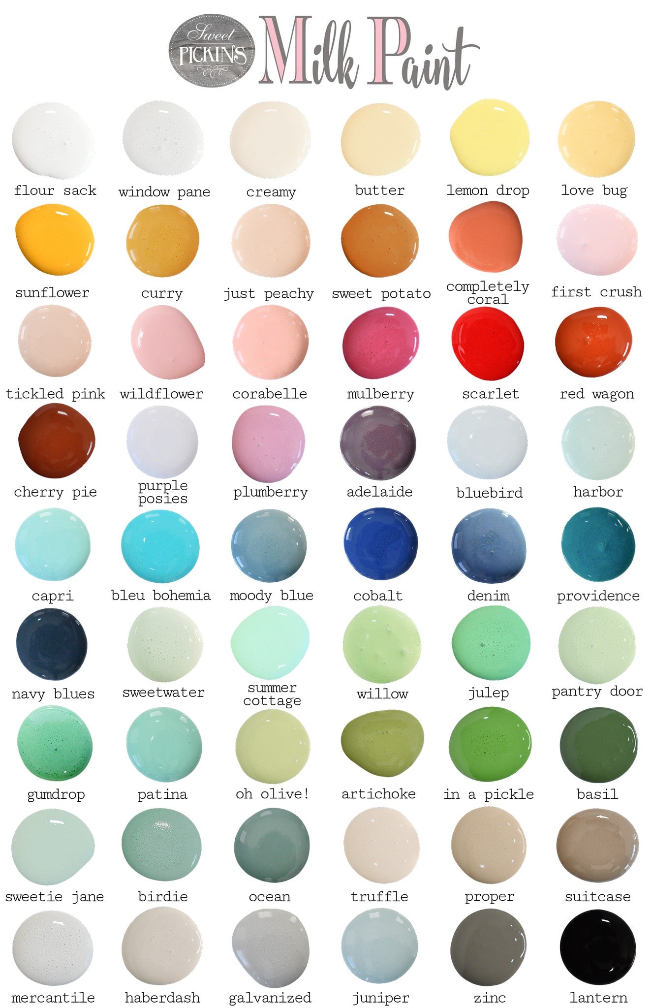 Sweet Pickins Milk Paint ~Quart Size ~50 Colors to Choose From! – Dancing  Daisy Designs