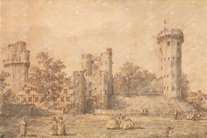 Warwick Castle Decoupage Paper by JRV