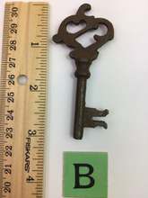 Load image into Gallery viewer, Antique Rusted Skeleton Keys #65
