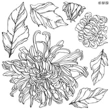 Load image into Gallery viewer, Chrysanthemum Decor Stamp Set
