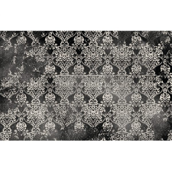 Dark Damask Decopage Paper