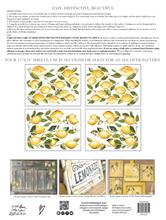 Lemon Drops Decor Transfers